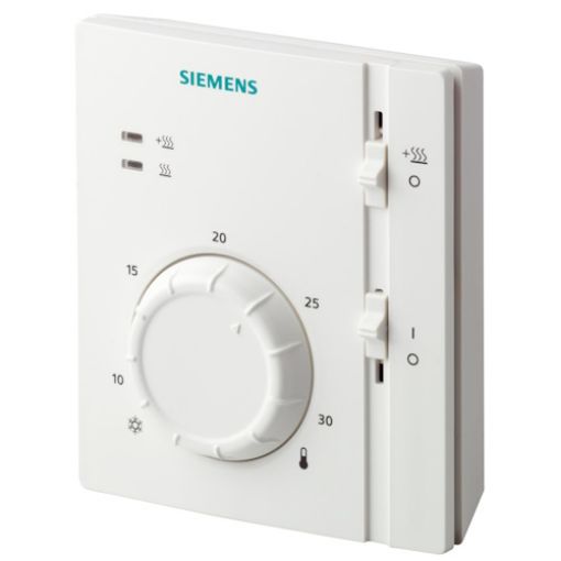 Picture of Analogue Wall-Mounted Room Thermostat with Hot Water Switch