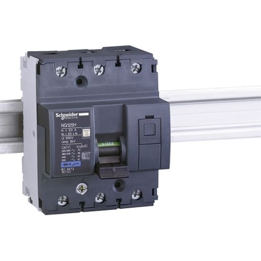 Picture of 18728 Miniature Circuit Breaker NG125H 3P 40A C 25kA