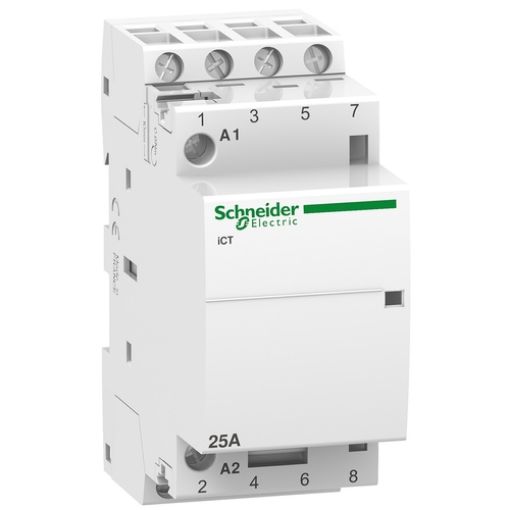 Picture of A9C20134 Rail Power Relay 4NO 25A 24VAC Acti9 iCT