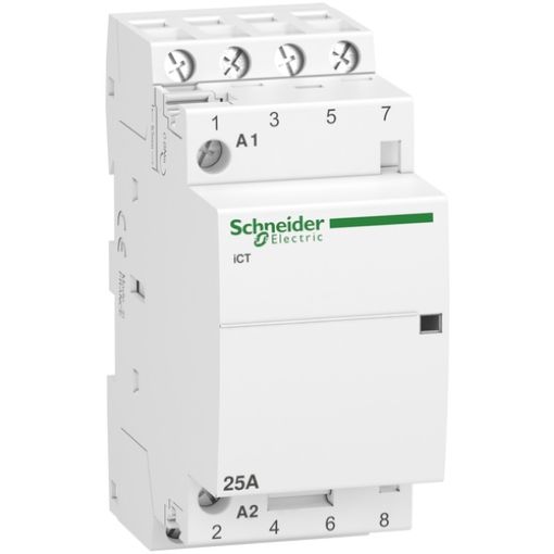 Picture of A9C20834 Rail Power Relay 4NO 25A 230VAC Acti9 iCT