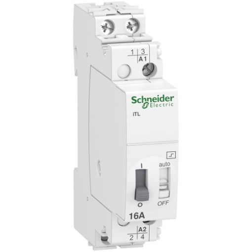 Picture of A9C30812 Ratchet Relay 2NO 16A 230VAC/110VDC Acti9 iTL