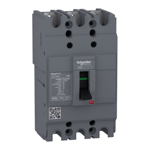 Picture of EZC100N3020 Circuit Breaker 3P3D 20A 15kA EasyPact EZC100N