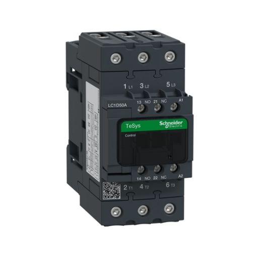 Picture of LC1D50AD5 Power Relay 3P 22kW 42VAC 50Hz