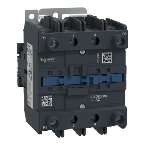 Picture of LC1D80008E7 Power Relay 4P(2NO+2NC) 125A 48VAC 50/60Hz