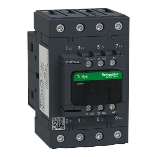 Picture of LC1DT60AE7 Power Relay 4P(4NO) 60A 48VAC 50/60Hz