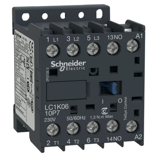 Picture of LC1K0610P5 Mini Power Relay 3P 2.2kW 230VAC 50Hz