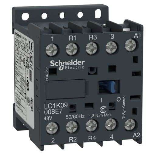 Picture of LC1K09008E7 Mini Power Relay 4P(2NO+2NC) 20A 48VAC 50/60Hz