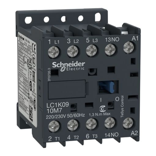 Picture of LC1K0910Q7 Mini Power Relay 3P 4kW 380VAC 50/60Hz