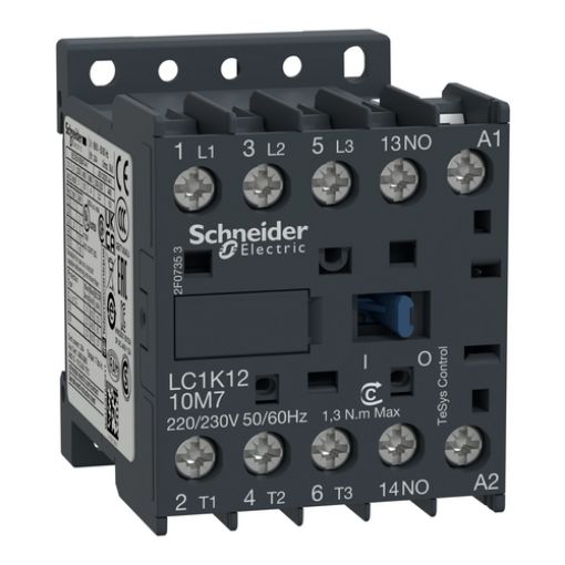 Picture of LC1K1210B7 Mini Power Relay 3P 5.5kW 24VAC 50/60Hz