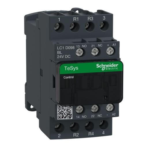 Picture of LC1D098BL Power Relay 4P(2NO+2NC) 20A, 24VDC Low Consumption