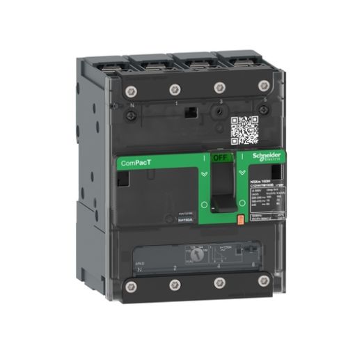 Picture of C11B4TM100B Circuit Breaker 4P 100A 25kA ComPacT NSXm B