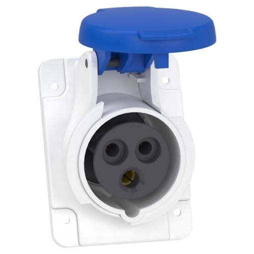 Picture of PKF16F423 Panel Socket Female 3P 16A 230V 6h IP44