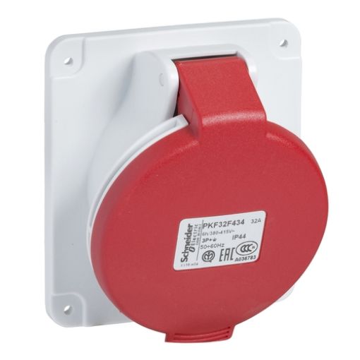 Εικόνα της PKF32F434 Πρίζα Πίνακα Θηλυκή 4P 32A 400V 6h IP44