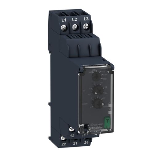 Picture of RM22TA33 Three-phase Network Monitor Succession, Loss, Asymmetry 2C/O 5A