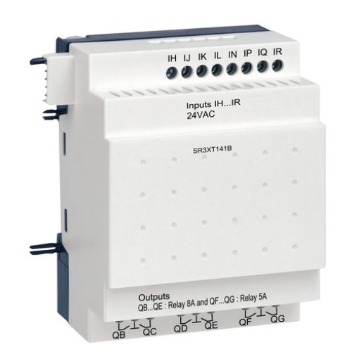 Picture of SR3XT141B Zelio Logic Expansion Unit 8/6 I/O 24VAC