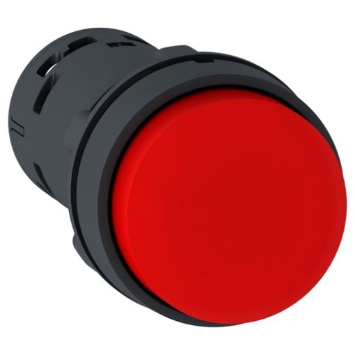Εικόνα της XB7NL45 Μπουτόν Πλαστικό Φ22 Κόκκινο που Προεξέχει 1NO+1NC