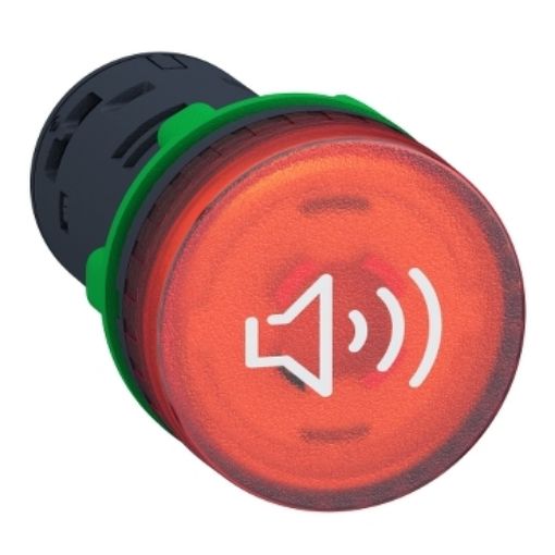 Εικόνα της XB5KS2M4 Buzzer Φ22 Φωτιζόμενο Κόκκινο Συνεχές ή Διακοπτόμενο 90dB 230VAC