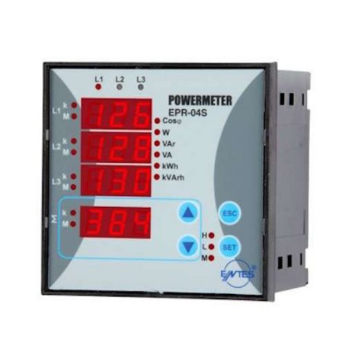 Picture of EPR-04-96 Power-Energy Meter 96x96mm ENTES
