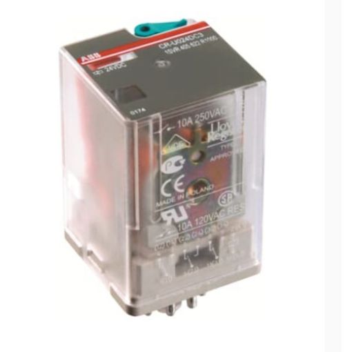 Picture of CR-U048AC2 48VAC 8-Pin Lamp Type Relay 2C/O 10A ABB