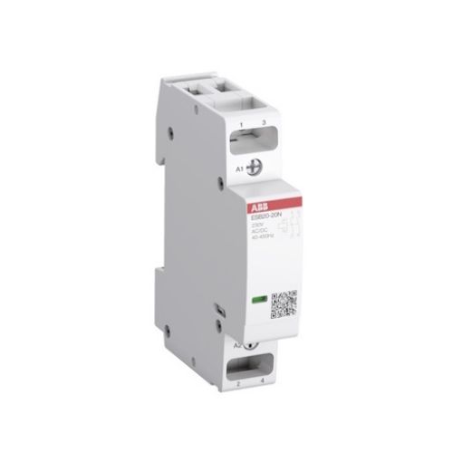 Picture of ESB20-20N 12VAC/DC Rail Mount Power Relay 2NO 20A