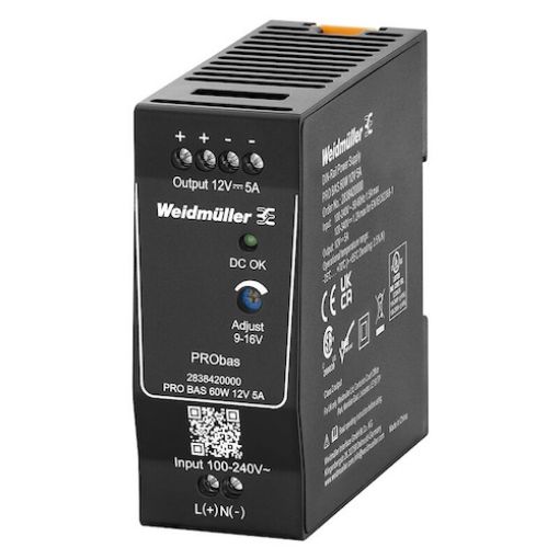 Picture of PRO BAS 60W 12V 5A Rail Power Supply 2838420000