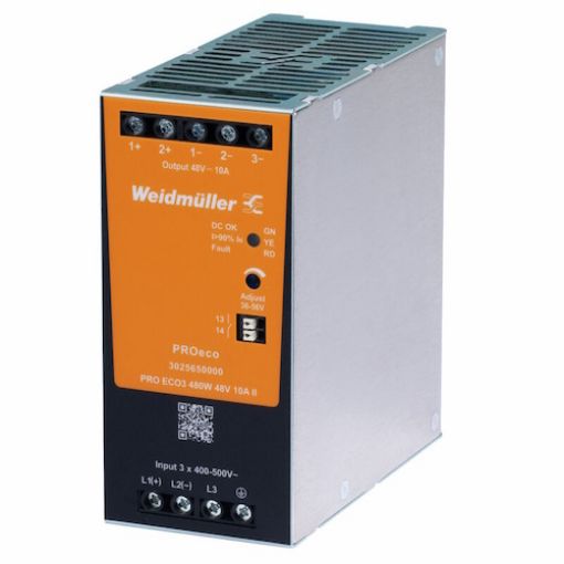 Picture of PRO ECO3 480W 24V 20A II Three-Phase Rail Power Supply 3025640000